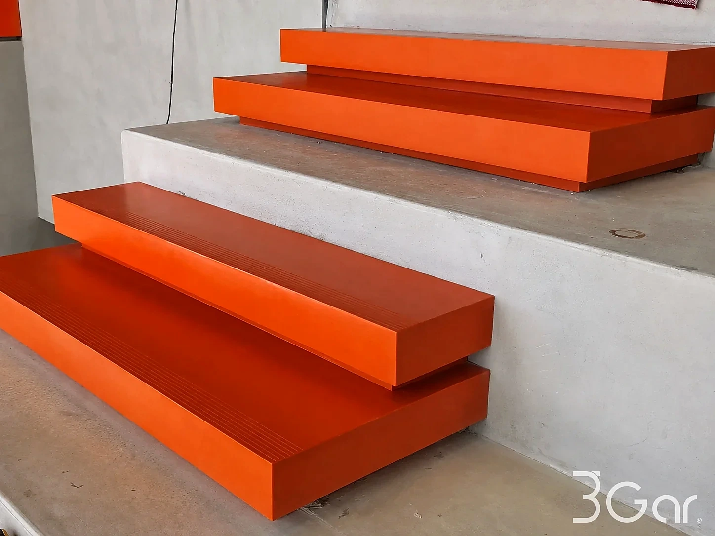 Escalones de superficie sólida