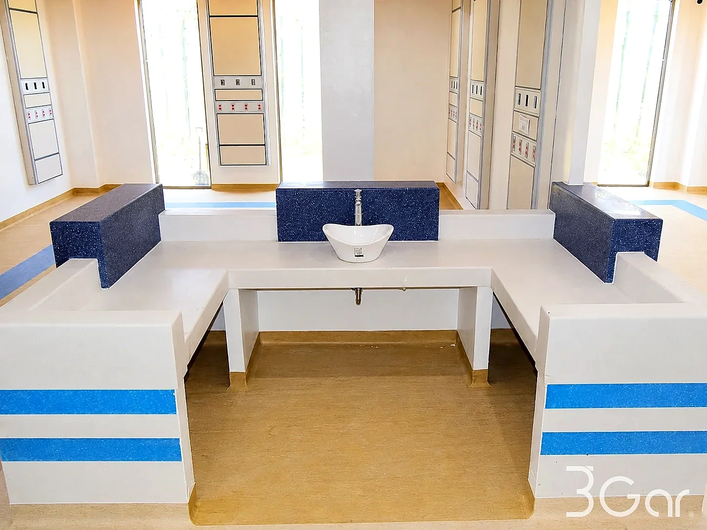 Mueble de central de enfermeras