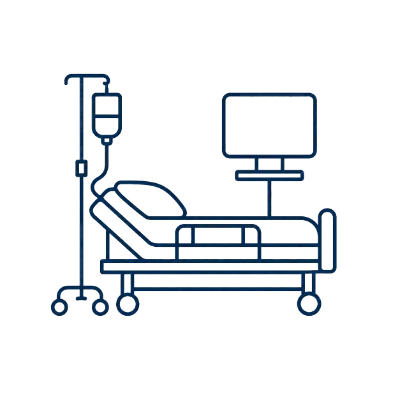 Habitaciones de hospital y clínicas