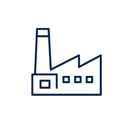 icono de planta o fábrica