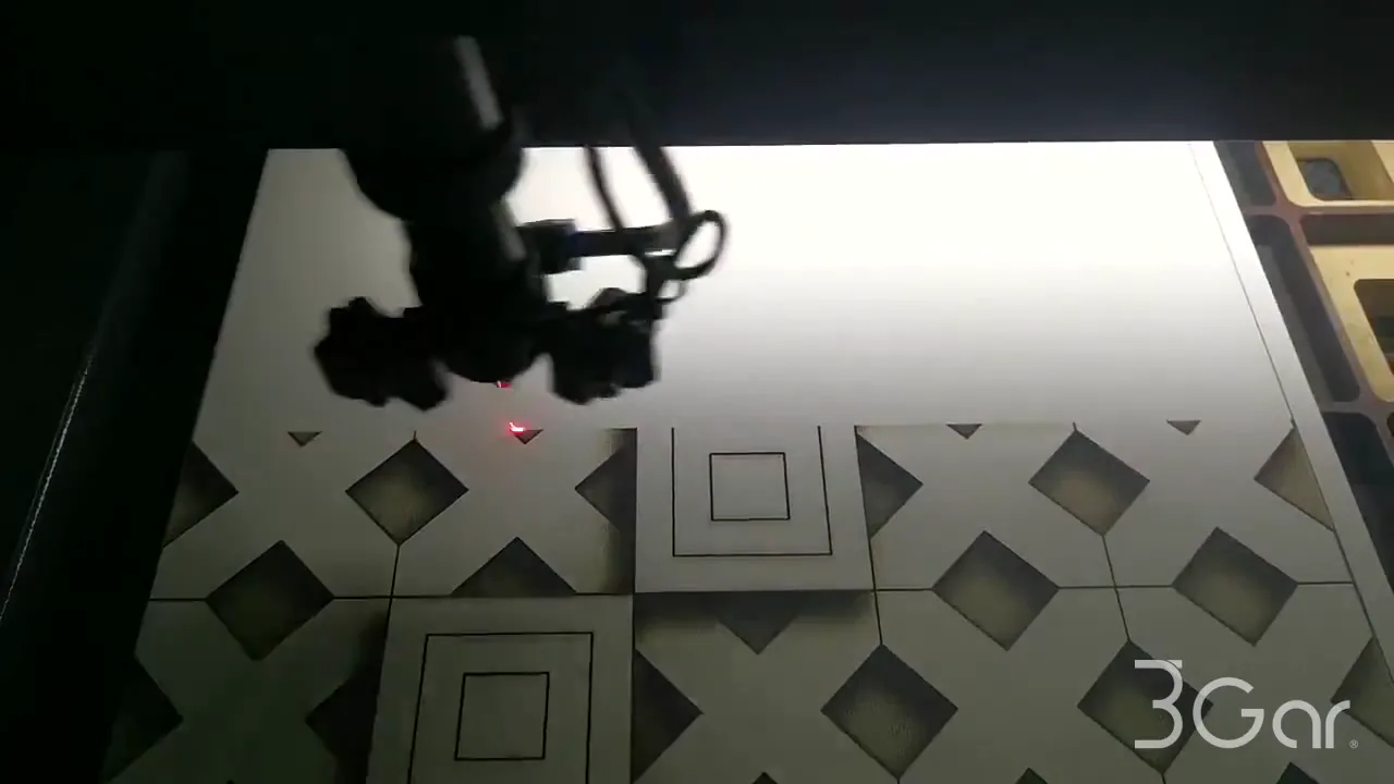Miniatura de video de laser CNC 3Gar
