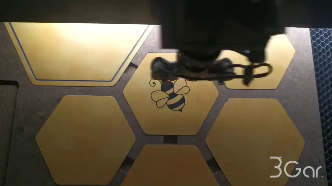 Miniatura de video de laser CNC 3Gar