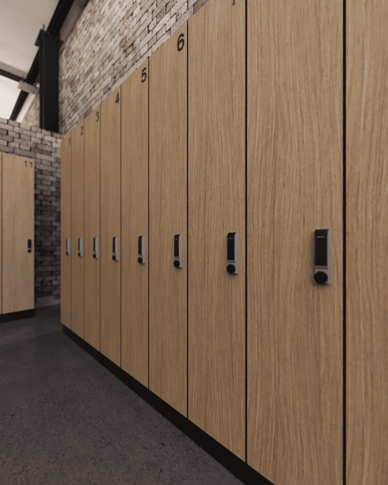 Locker de compacto fenólico de 1 puerta