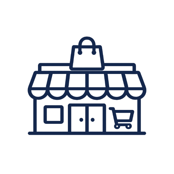 Icono de fachadas comerciales