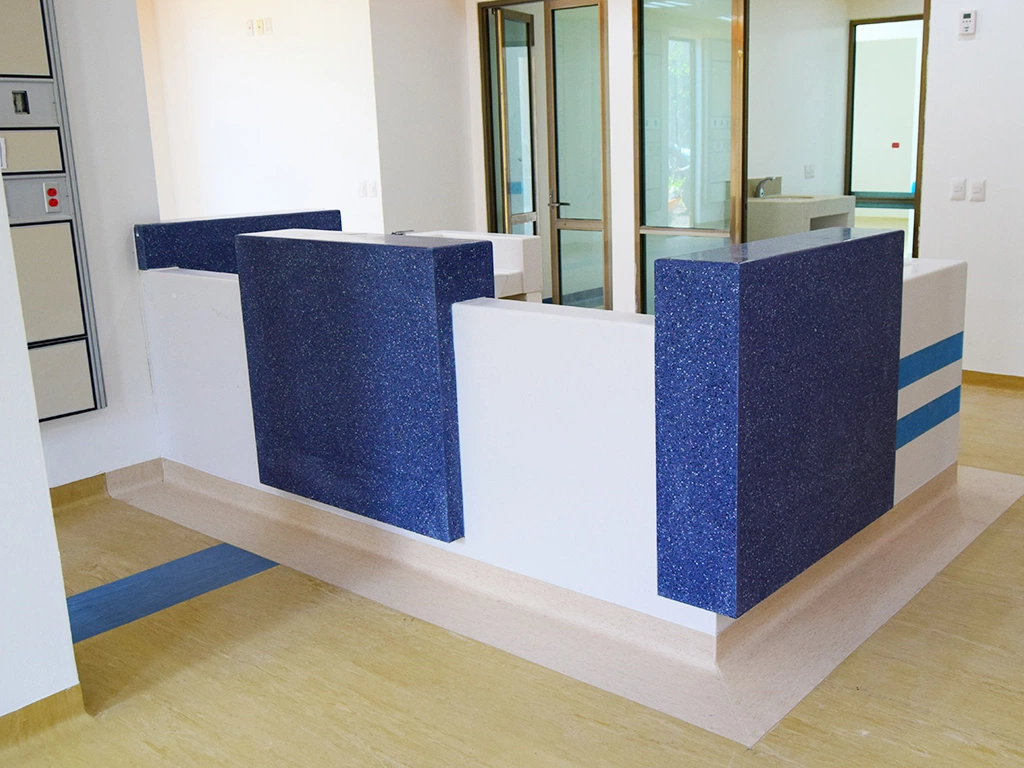 Mueble de superficie sólida