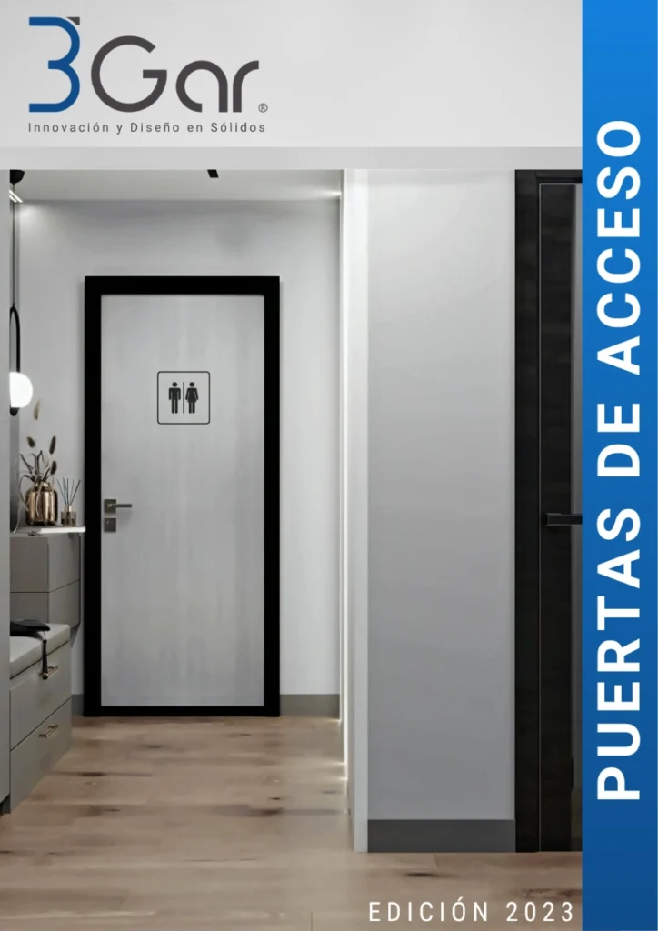 Portada de Catálogo de puertas de acceso 3Gar